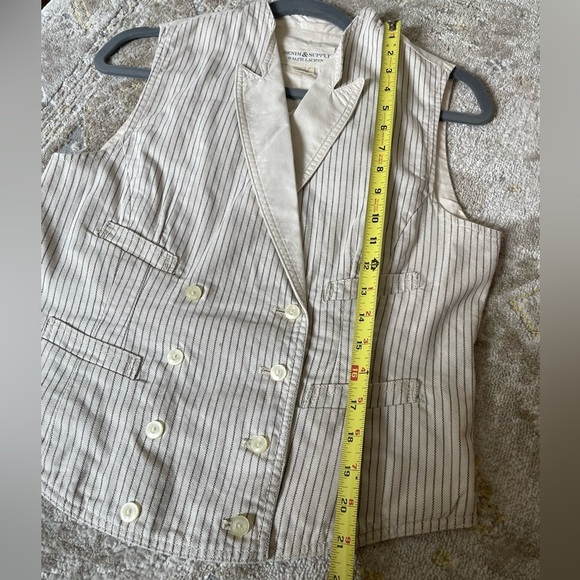 Ralph Lauren Denim & Supply Double Breasted Vest - Picture 7 of 11